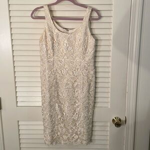 HARTLY Westwood Incredible Crochet Lace Mesh Jacket Two Piece Set MIDI Dress